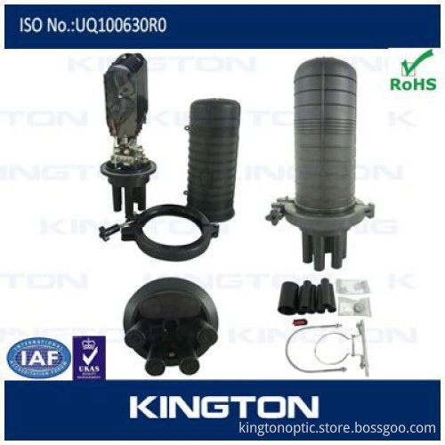 72 cores fiber optical splice closure,3 in,3 out cable entry ports
